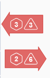 An example of what your Human Design Variable information will look like if you use the Neutrino Design App chart generator.