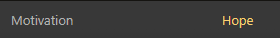 A screenshot from Neutrino Design App showing where to find the name of your Motivation Variable.